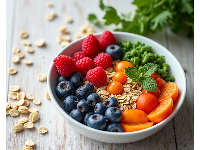 Healthy food prepared for metabolic health