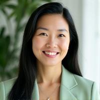 Portrait of Sara Lin, a Vibrant Zenith wellness coach.